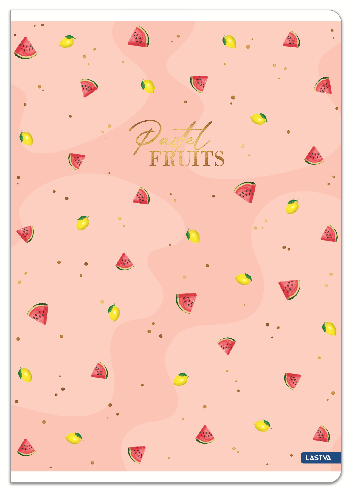 SVESKA A4 LINIJE PASTEL FRUITS (više dezena) - Knjižara Riznica Beograd